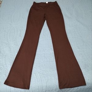 EUC Divided by H&M brown ribbed flare leggings